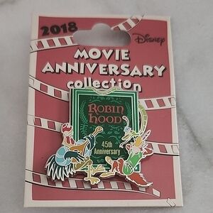 Rare Disney Trading Pin - Movie Anniversary Collection (2018) Robin Hood 45th LE